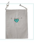 100% Cotton Travel Laundry Drawstring Bag - Britches Get Stitches