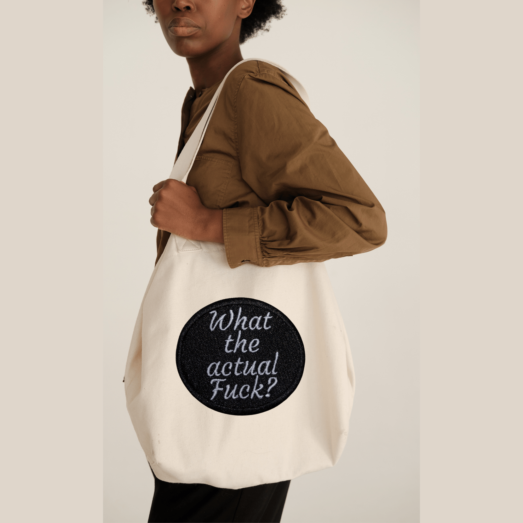 100% Cotton WTF Tote Bag - Britches Get Stitches