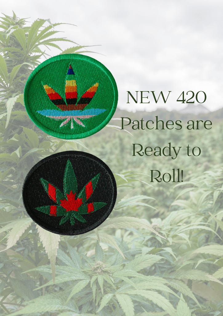 420 Iron on Patches - Britches Get Stitches