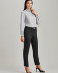 Comfort Wool Stretch Slim Leg Trousers, Womens