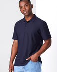 Crew Short Sleeve Polo, Mens