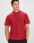 Crew Short Sleeve Polo, Mens