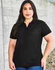 Crew Short Sleeve Polo, Womens