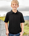 Crew Short Sleeve Polo, Youth