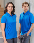 Cyber Short Sleeve Polo, Mens