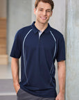 Cyber Short Sleeve Polo, Mens