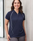 Cyber Short Sleeve Polo, Womens