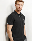 Edge Short Sleeve Polo, Mens