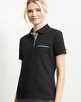 Edge Short Sleeve Polo, Womens