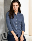 Memphis Long Sleeve Button Up Blouse, Womens