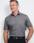 Monaco Button Up Short Sleeve Shirt, Mens