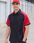 Nitro Button Up Short Sleeve Shirt, Mens