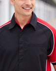 Nitro Button Up Short Sleeve Shirt, Mens