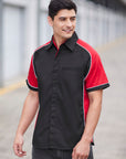 Nitro Button Up Short Sleeve Shirt, Mens