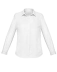 Charlie  Button Up Long Sleeve Blouse, Womens