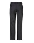 Comfort Wool Stretch Flat Front Trousers, Mens