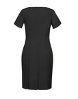 Comfort Wool Stretch Short Sleeve Shift Dress