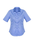 Dalton Button Up Short Sleeve Blouse, Womens