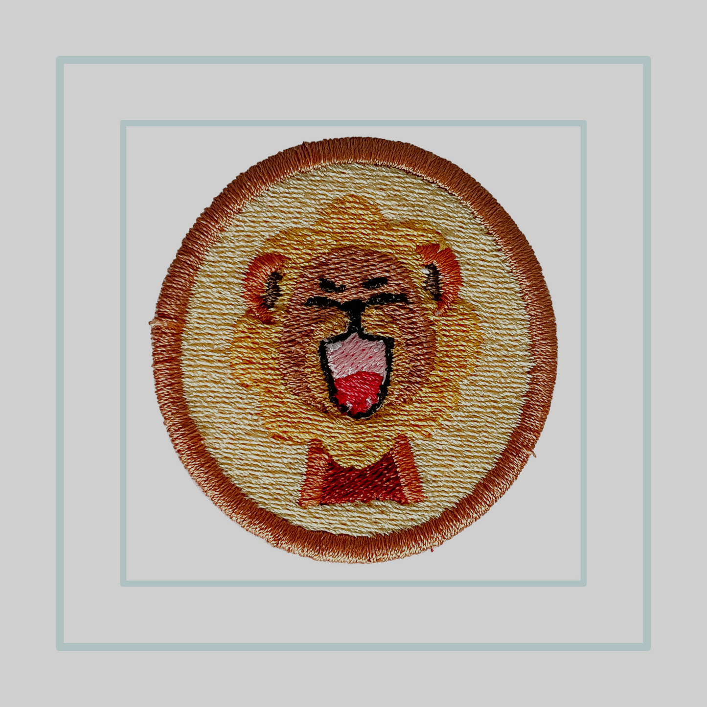 Ambiguous Lion Iron On Patch