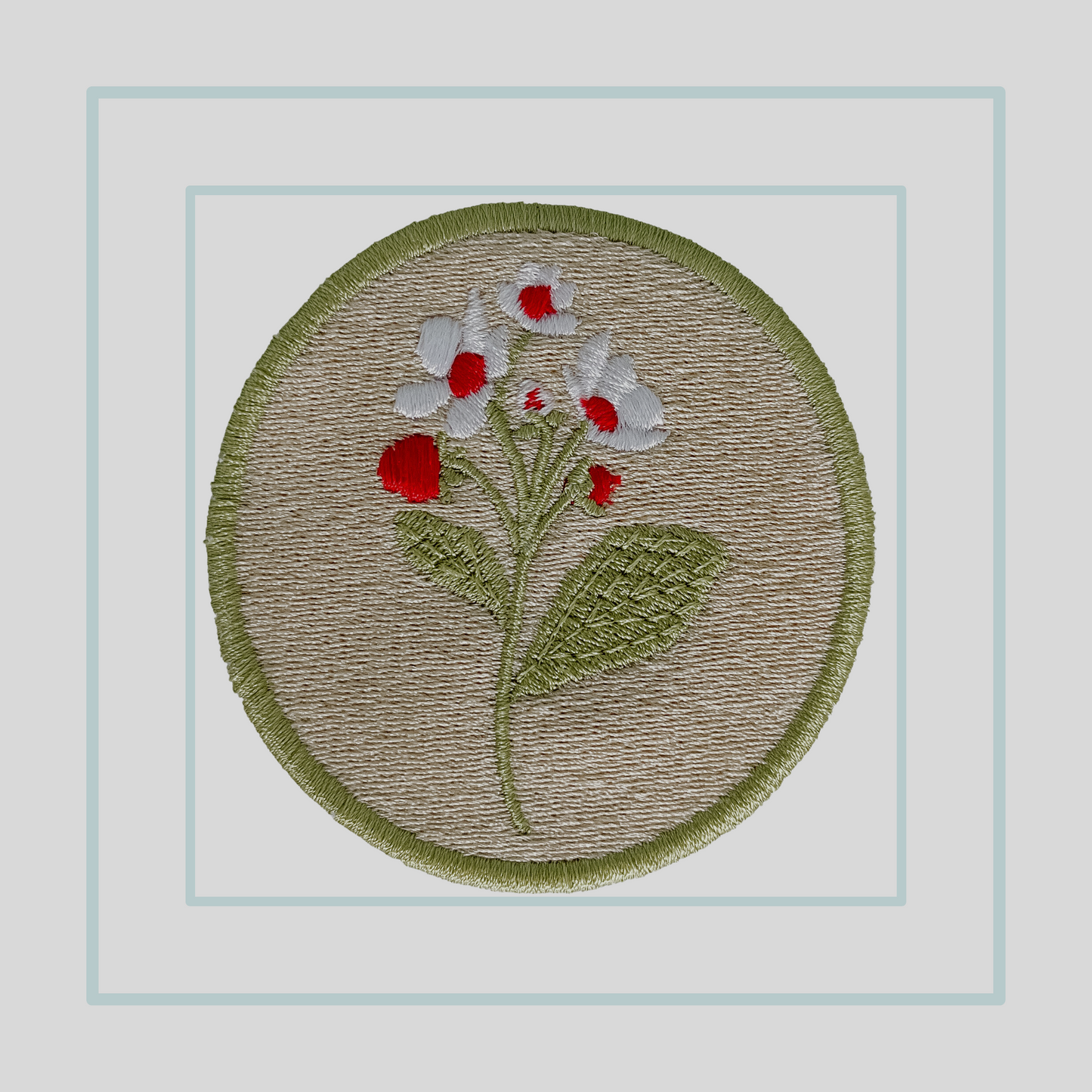Blooming Berries Iron On Patch