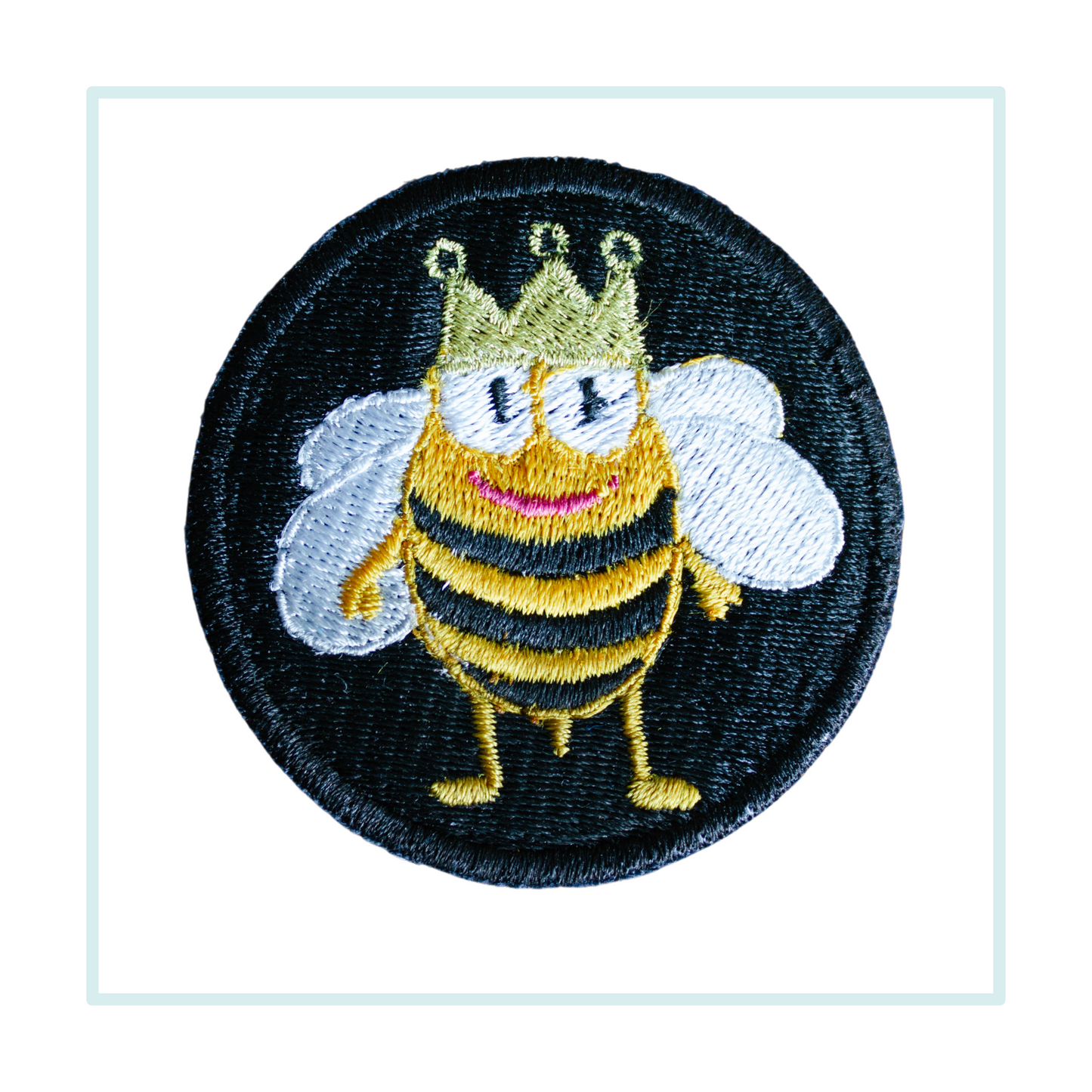 Queen Bee Iron On Patch