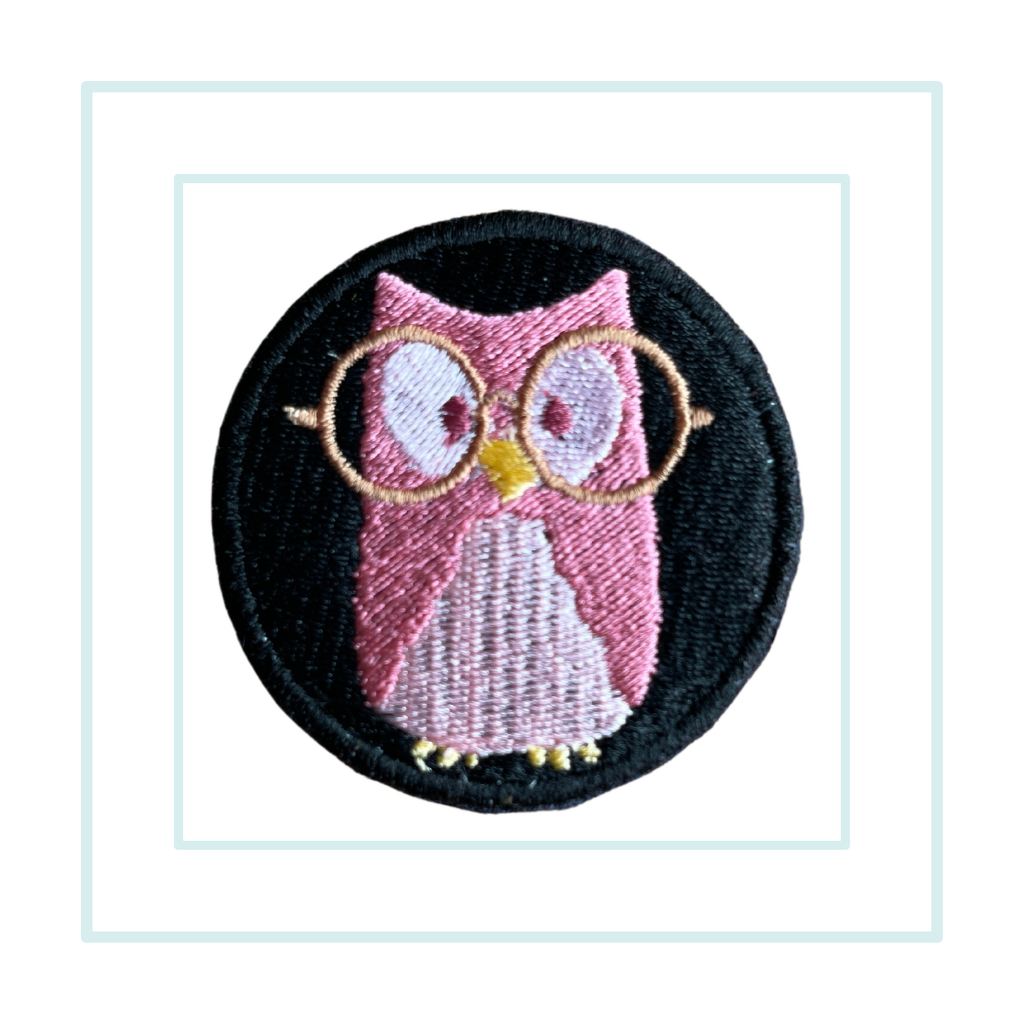 Wise Owl Iron On Patch