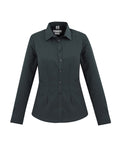 London Button Up Long Sleeve Blouse, Womens