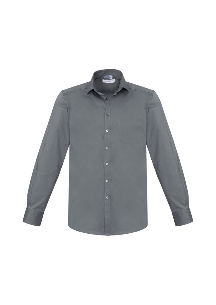 Monaco Button Up Long Sleeve Shirt, Mens