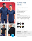 Balance Short Sleeve Polo, Mens