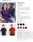 Crew Short Sleeve Polo, Womens