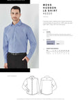 Hudson Button Up Long Sleeve Shirt, Mens