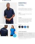 Sonar Short Sleeve Polo, Mens