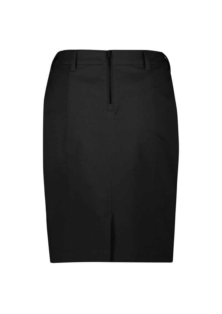 Traveller Mid-Waist Stretch Chino Skirt, Womens