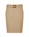 Traveller Mid-Waist Stretch Chino Skirt, Womens