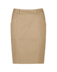 Traveller Mid-Waist Stretch Chino Skirt, Womens