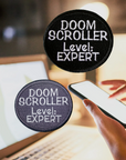 Doomscroller Level Expert Iron On Patch